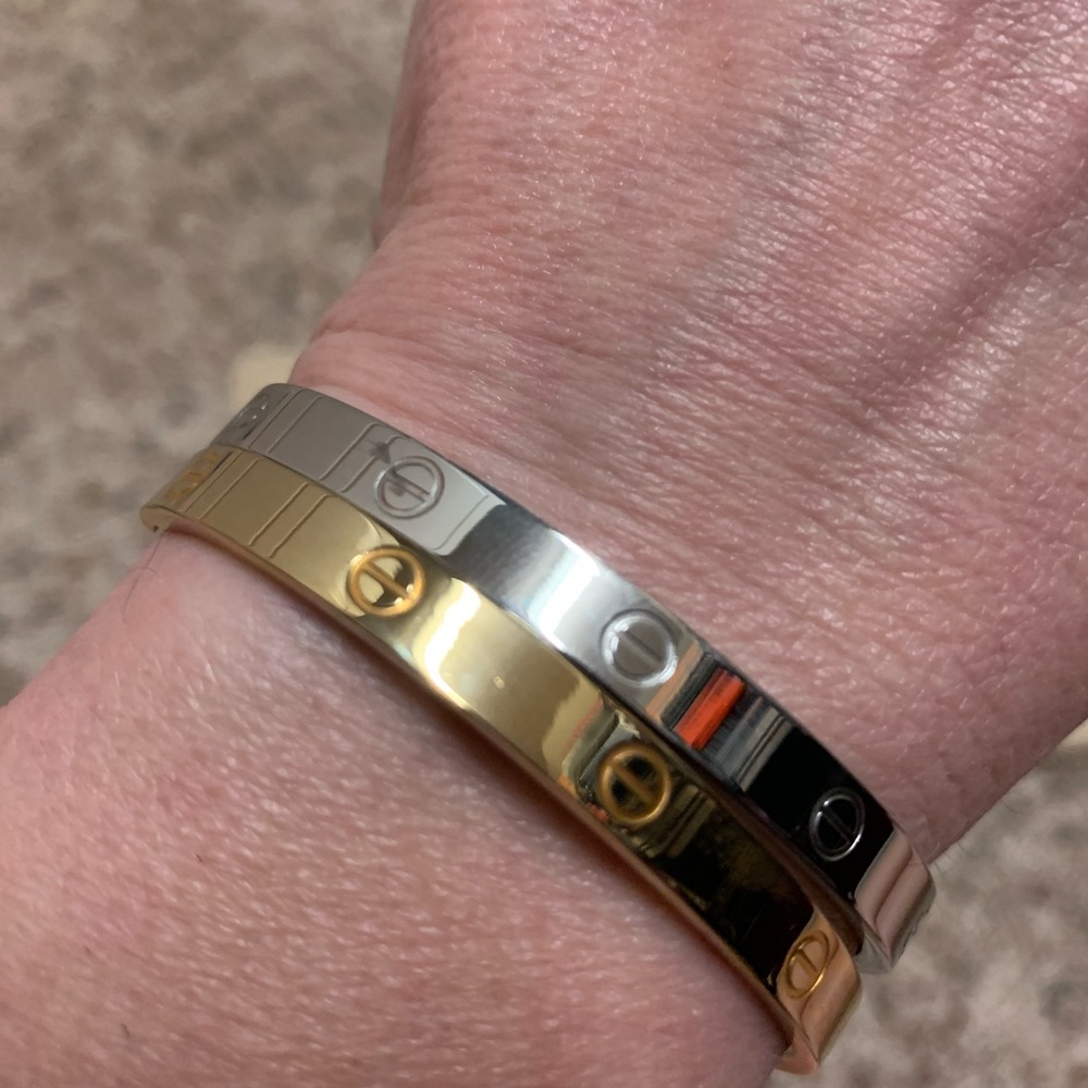 Lot of 2  Love Bangles